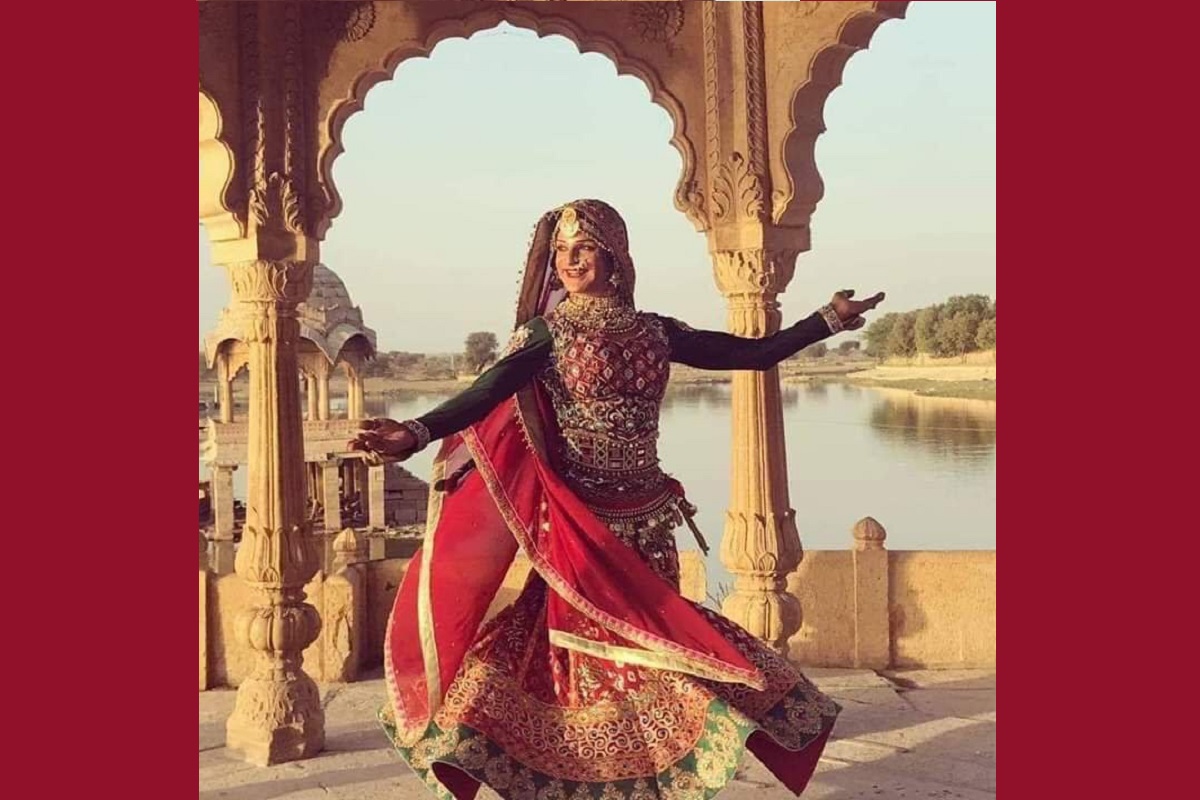 Rajasthani folk dancer