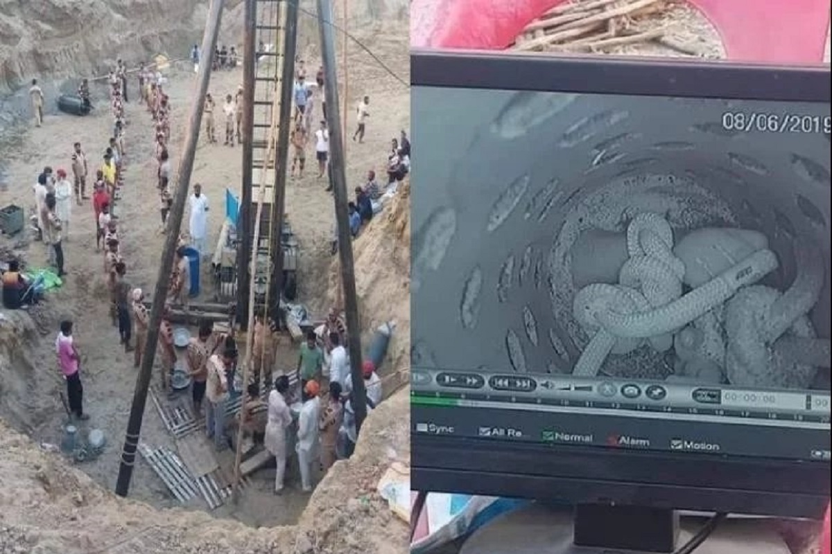 Rescue operation on to save 2-year-old boy from borewell