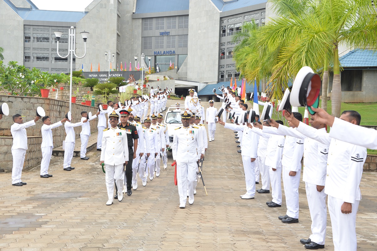 Vice Admiral Dinesh K Tripathi assumes charge as commandant of Indian Naval Academy