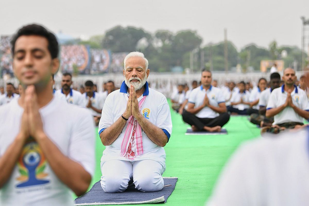 “Coming together of more than 180 countries on India’s call is historic”: PM Modi greets people on International Yoga Day