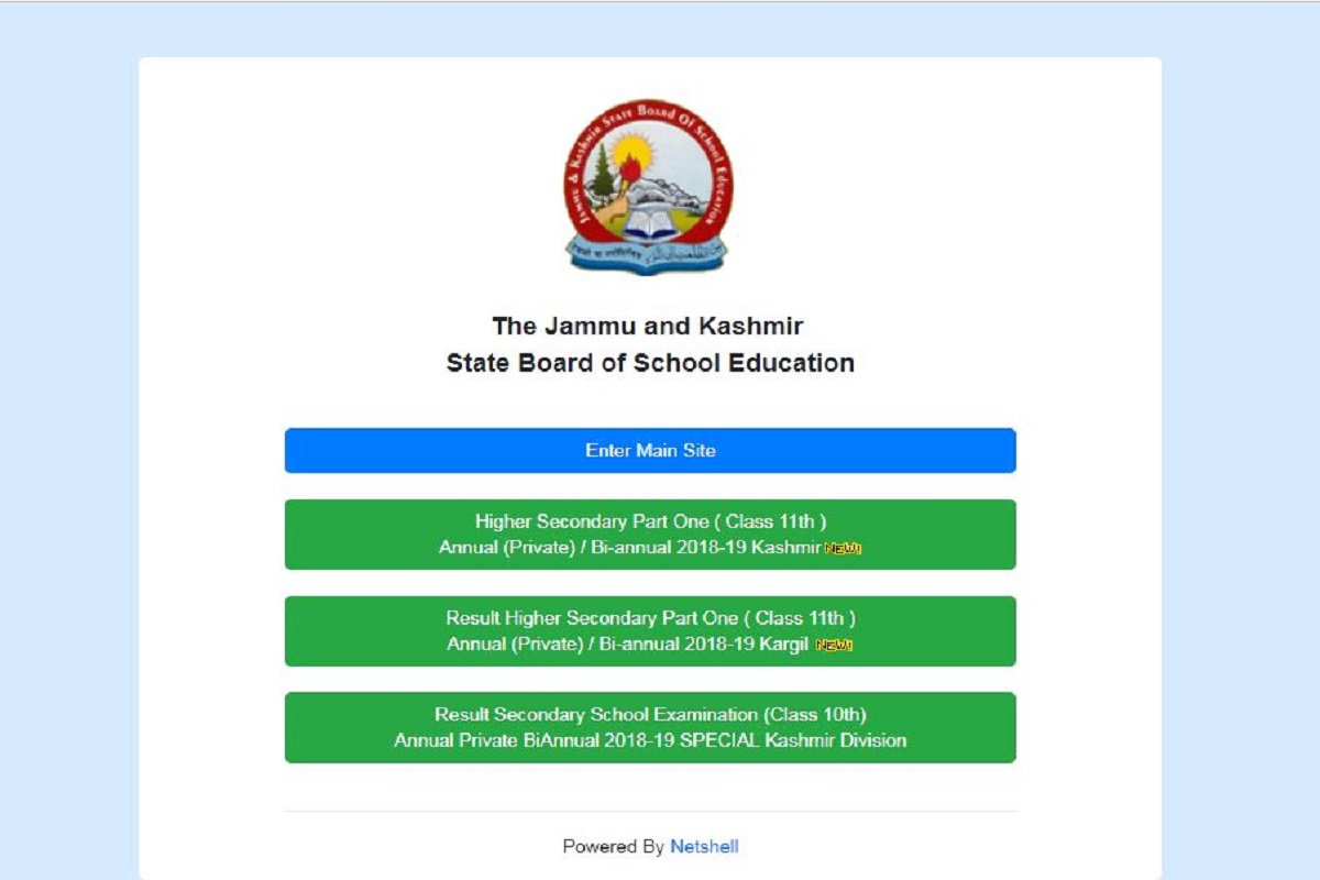 JKBOSE class 11 results 2019 for Kashmir and Kargil division declared at jkbose.ac.in | Check now