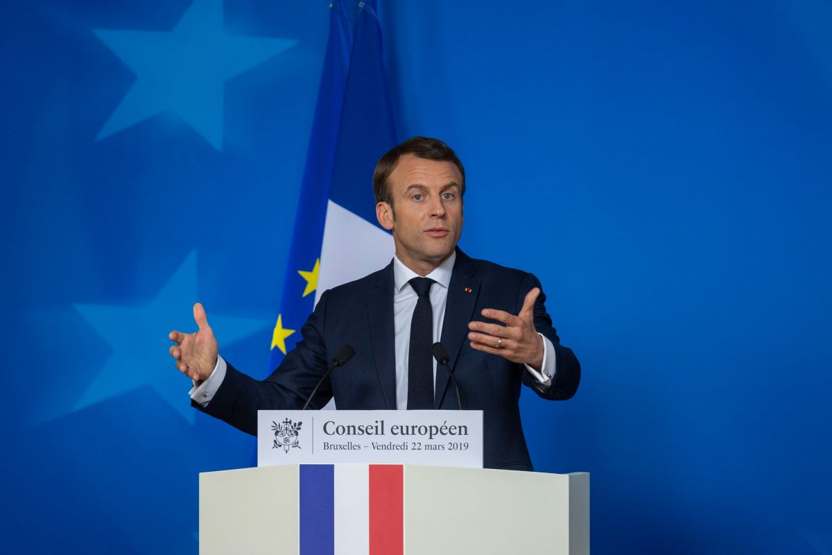 French President Macron backs Angela Merkel for EU post, says if she wants it.