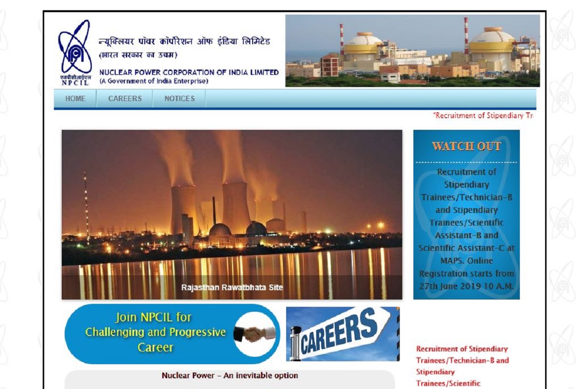 NPCIL recruitment 2019: Applications invited for 68 vacant posts, apply till July 11 at npcilcareers.co.in