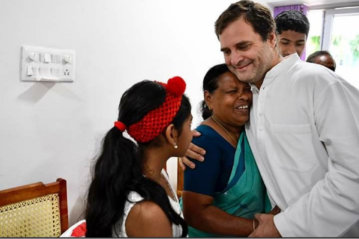 In Wayanad, Rahul Gandhi meets woman who cuddled him even before his parents