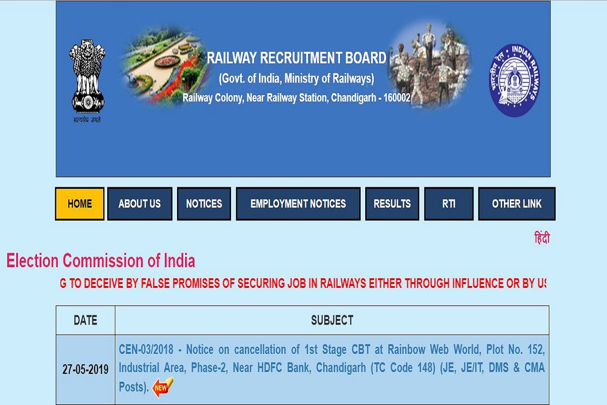 RRB NTPC admit cards 2019, Railway Recruitment Board, RRB NTPC admit cards, rrbcdg.gov.in, Non-Technical Popular Categories admit cards