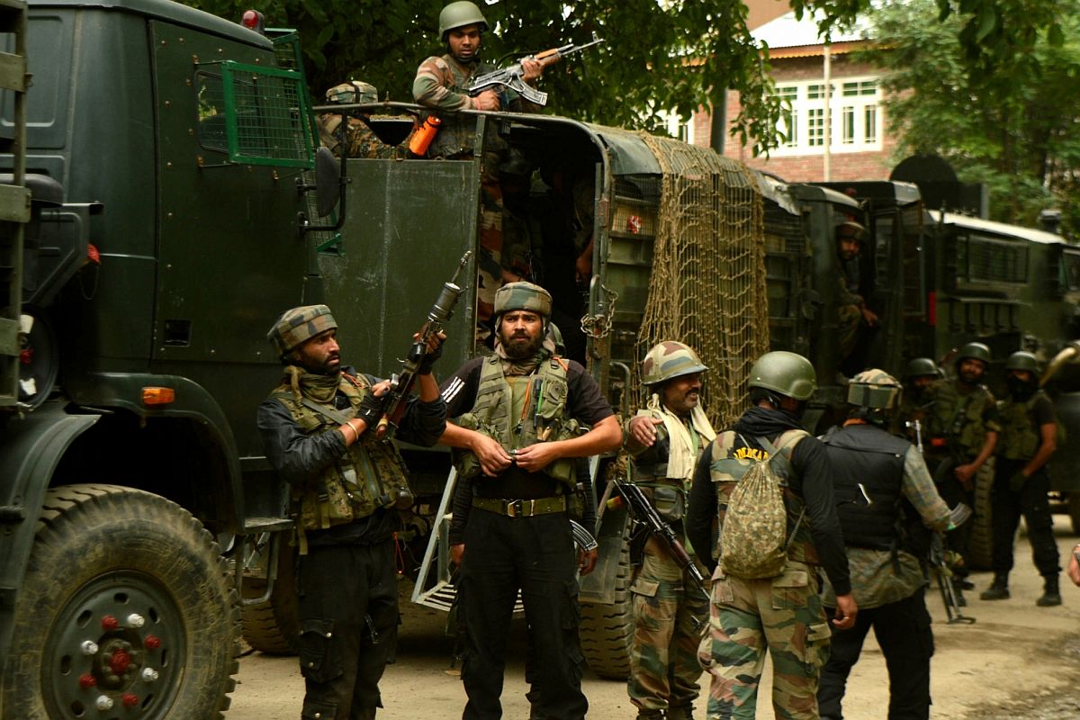 4 terrorists killed in gunfight with security forces in J-K’s Pulwama, arms recovered