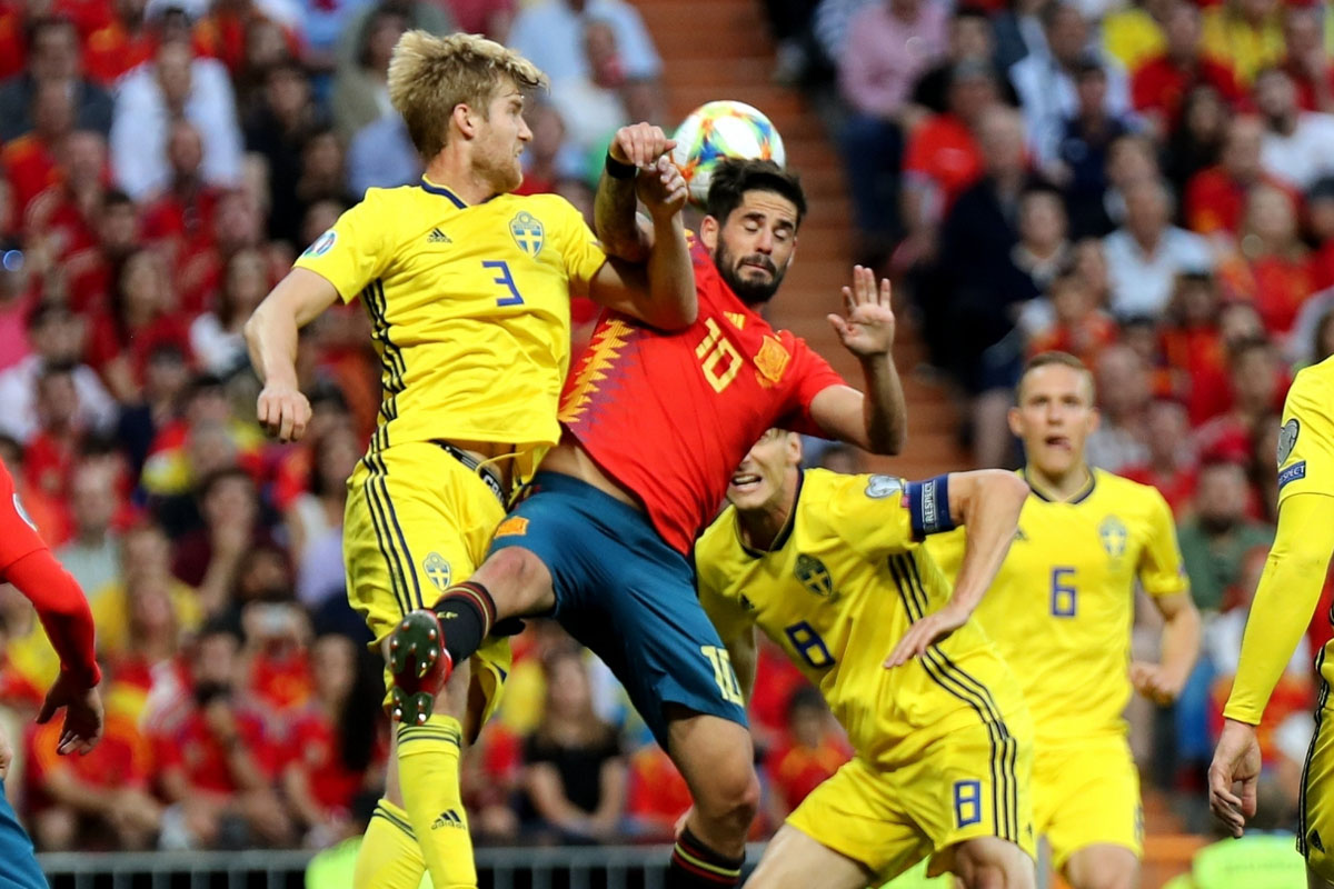 Spain thrash Sweden 3-0 in 2020 European Cup qualifier