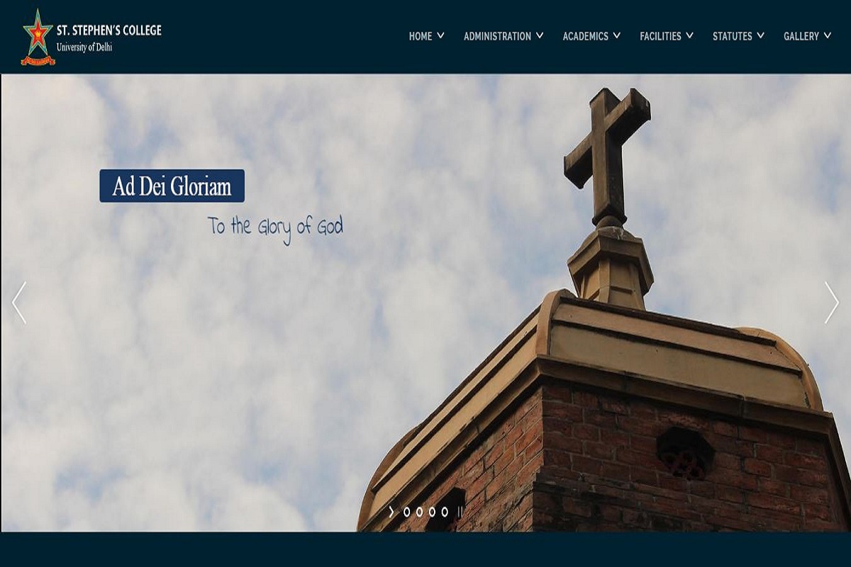 St Stephen’s College releases first cut-off list at ststephens.edu, Economics and English at 98.75 percent
