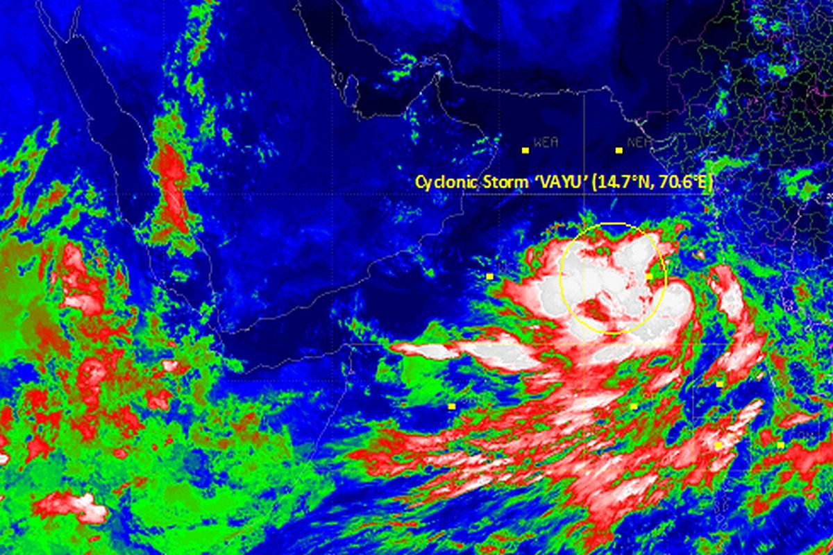 Cyclonic storm ‘Vayu’ likely to turn ‘severe’, hit Gujarat on June 13; state on alert