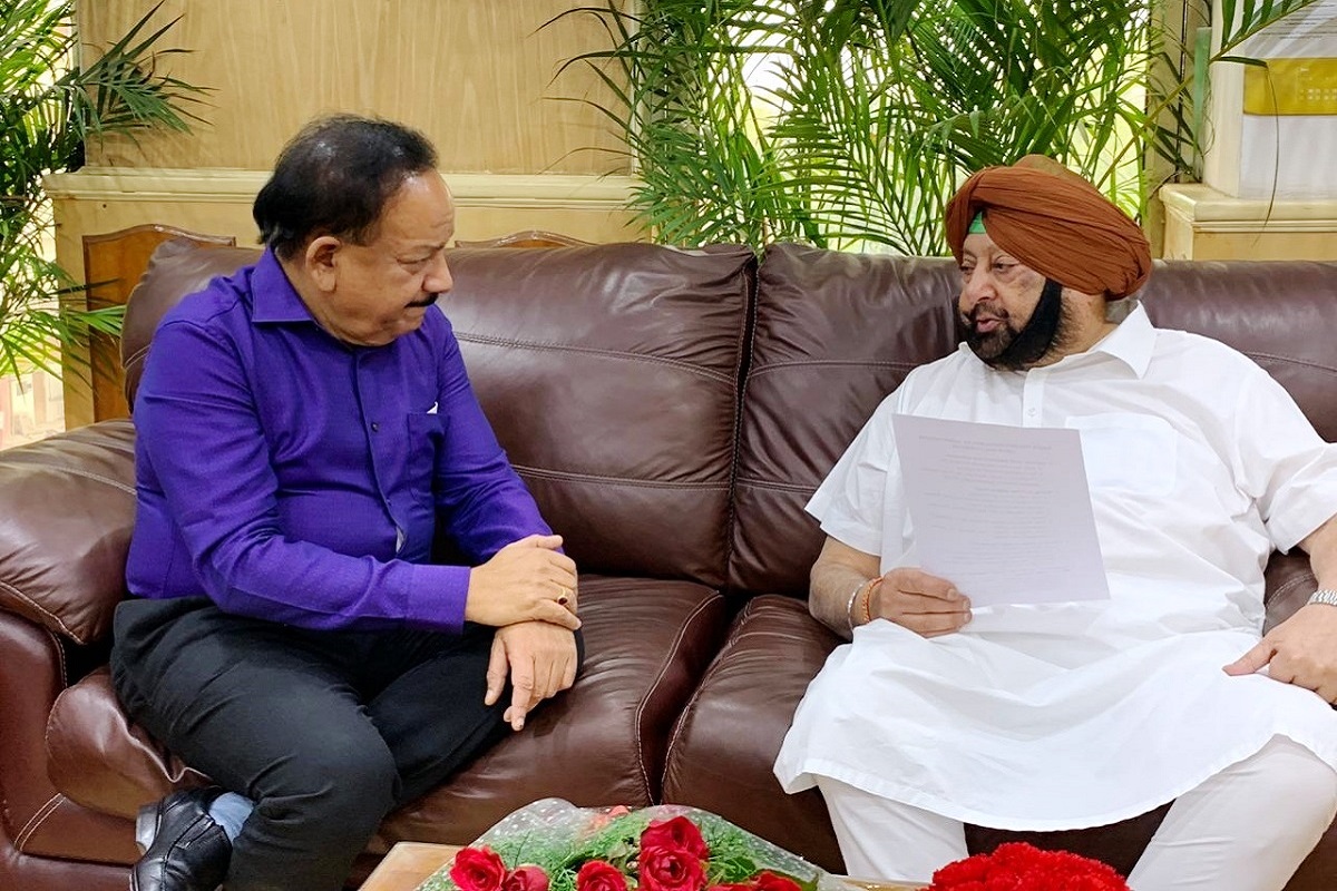 Amarinder Singh seeks Central assistance for drug treatment