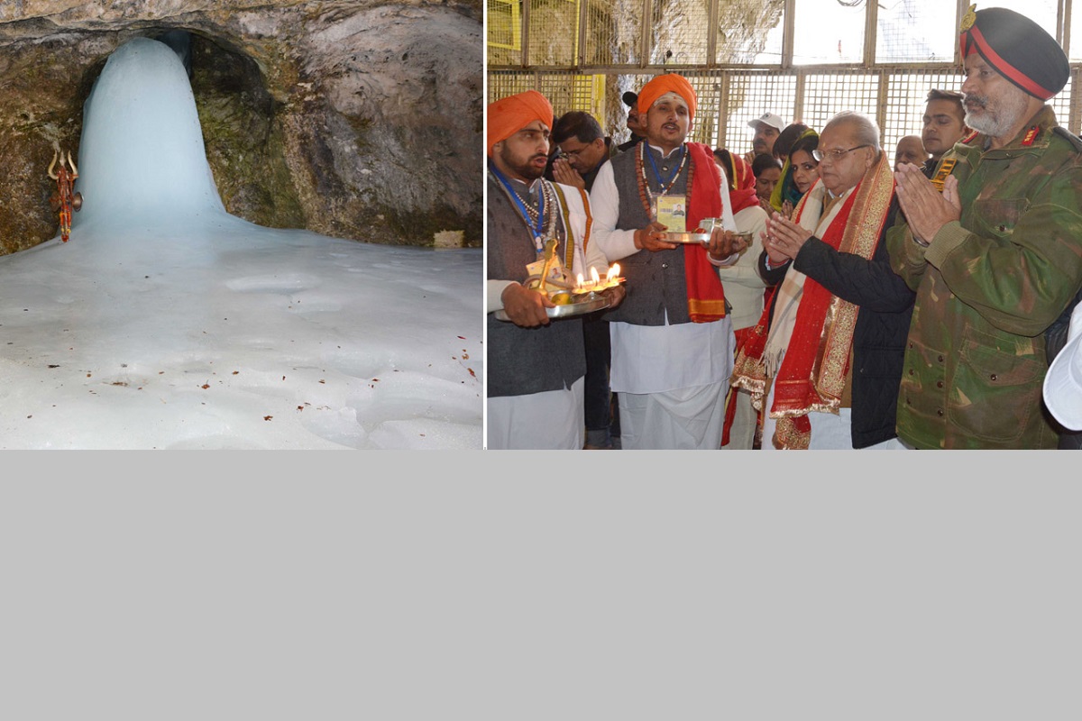 Amarnath pilgrimage begins with Governor Malik offering prayers