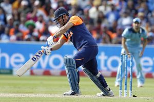 Dhoni using different bat logos as goodwill gesture