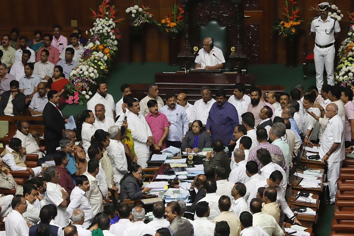 8 out of 13 resignations ‘faulty’, says Karnataka Speaker, gives rebel MLAs time to meet him