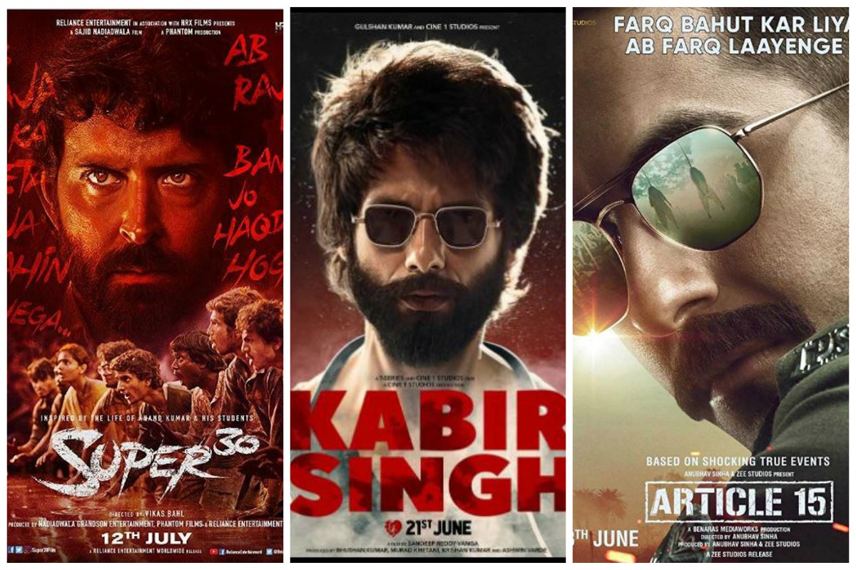 Box office collections of Article 15, Kabir Singh and Super 30