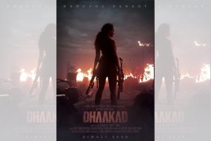 First look poster of Kangana Ranaut starrer action-thriller Dhaakad out