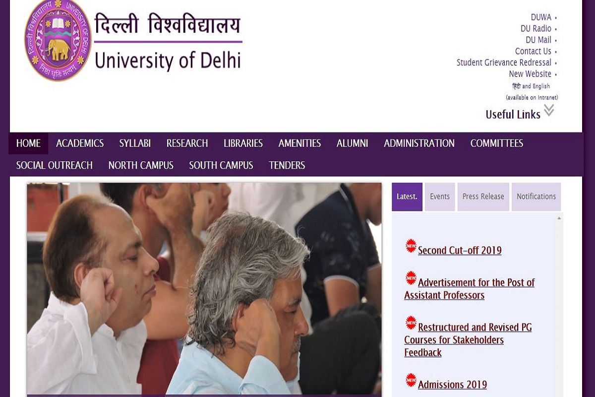 DU recruitment 2019: Applications invited for Assistant Professor posts, apply till July 23 at du.ac.in