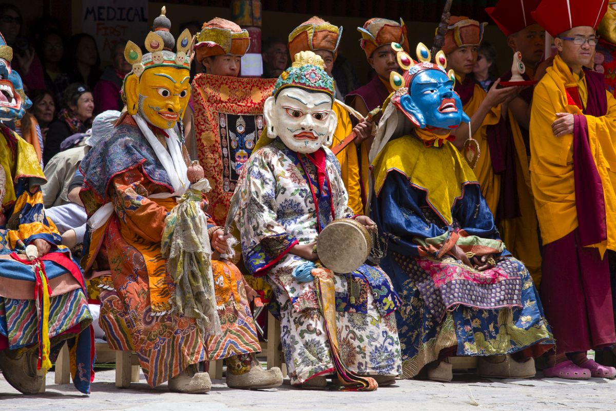 Cham dances of Hemis: Of the skeleton, the deer and the black hat