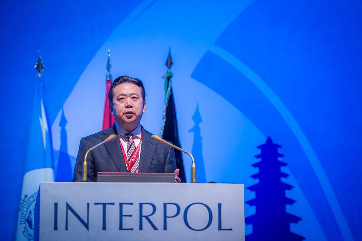 Wife of ex-Chinese Interpol chief sues agency