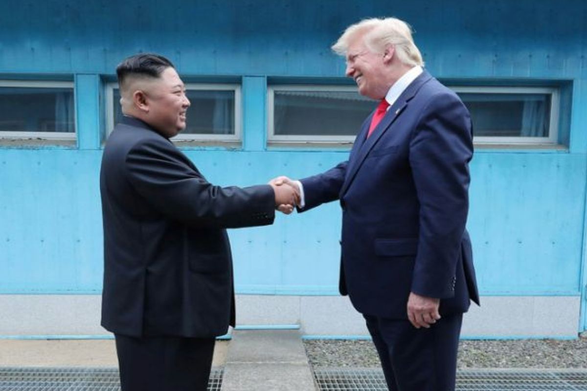 North Korea hails ‘historic’ Kim-Trump meeting at Panmunjom