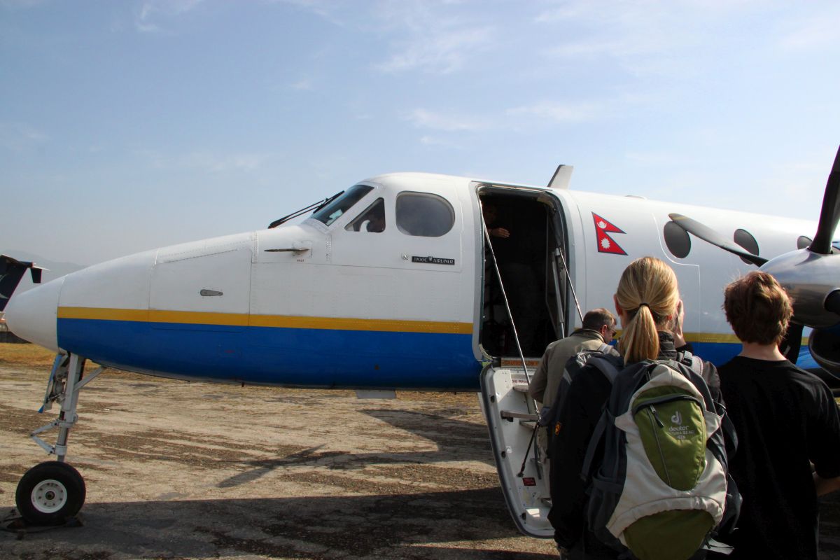 2 injured after plane skids off Nepal airport’s runway