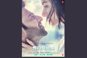 Prabhas and Shraddha Kapoor look romantic in new Saaho poster