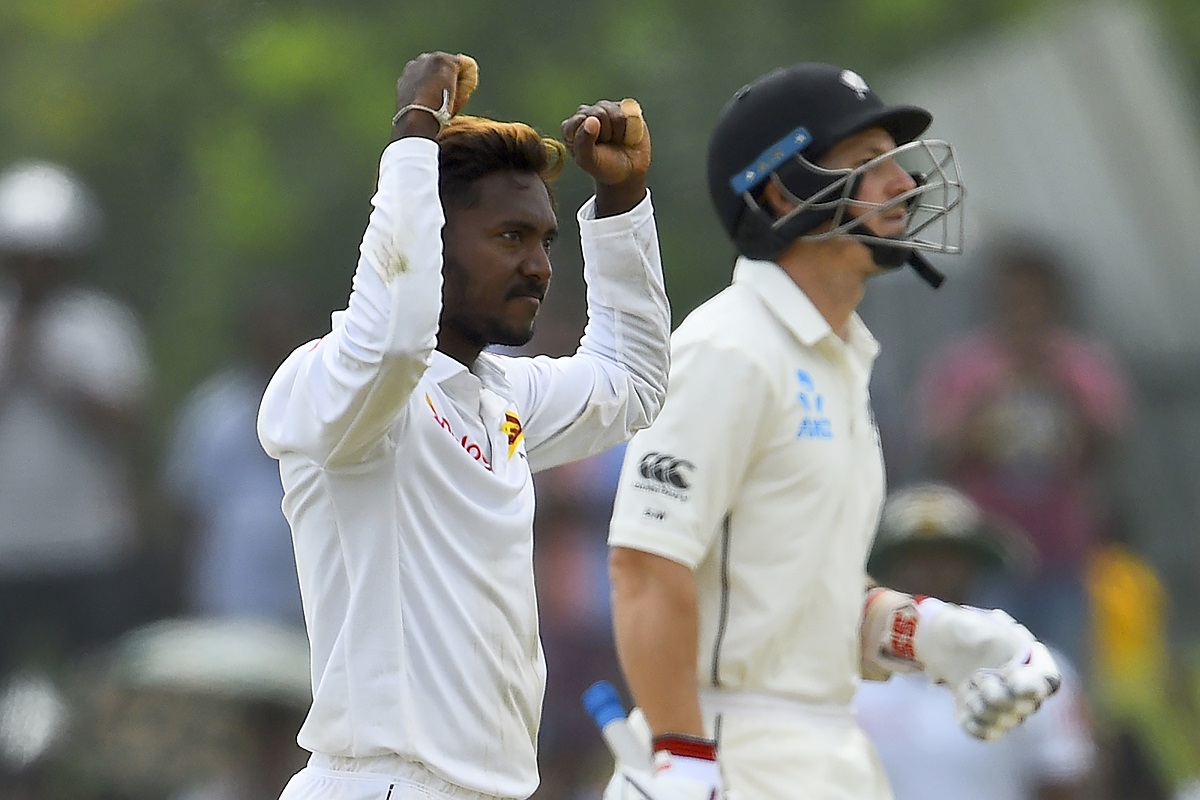 Akila Dananjaya’s fifer pushes Kiwis on back foot in first Test
