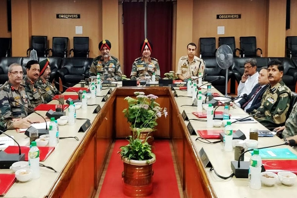 Army Commander chairs high-level core group meet amid Kashmir turmoil, reviews security