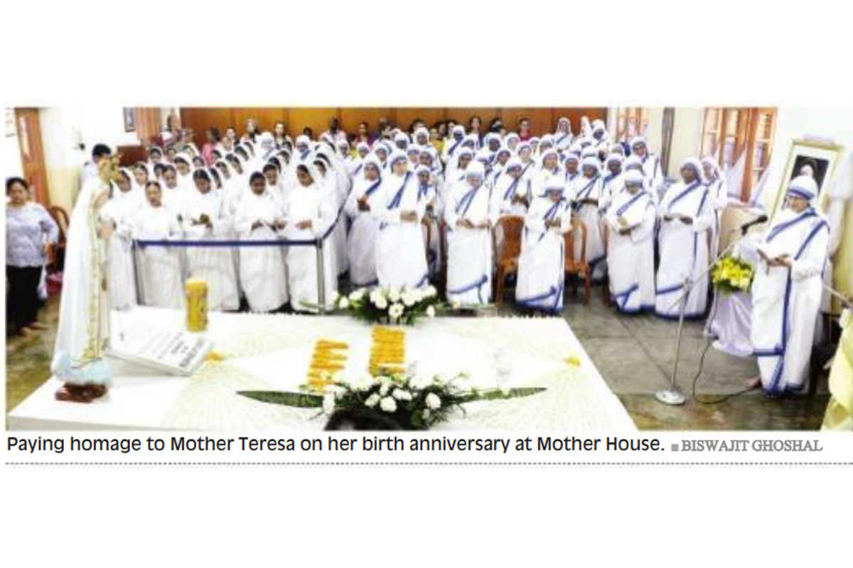 Mother Teresa’s 109th birth anniversary celebrated through Touch Of Love