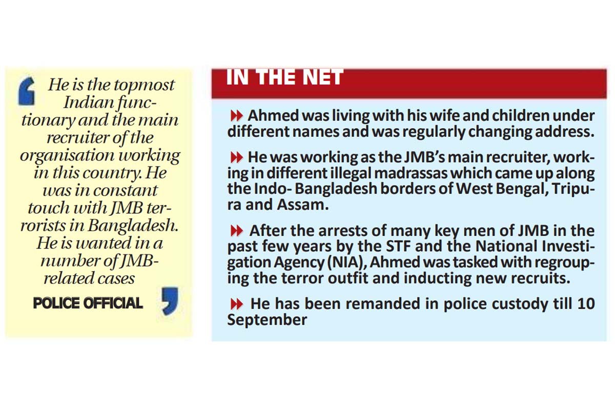 JMB head recruiter arrested from Bihar