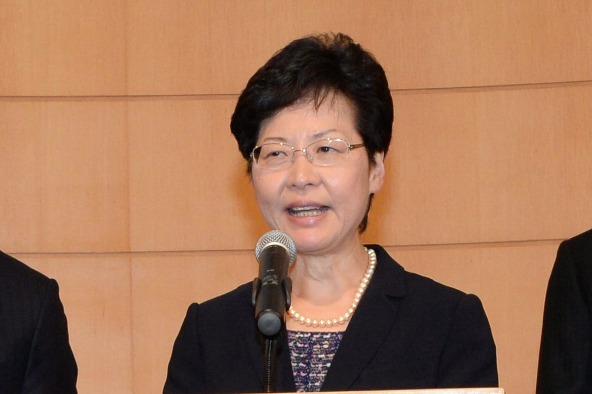 Hong Kong leader Carrie Lam meets youngsters as police vow to match force