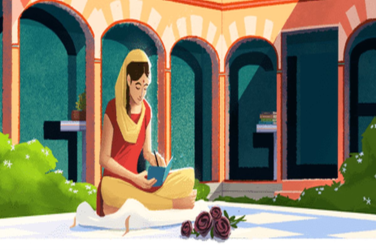 Google doodle celebrates 100th birth anniversary of Punjabi poet Amrita Pritam