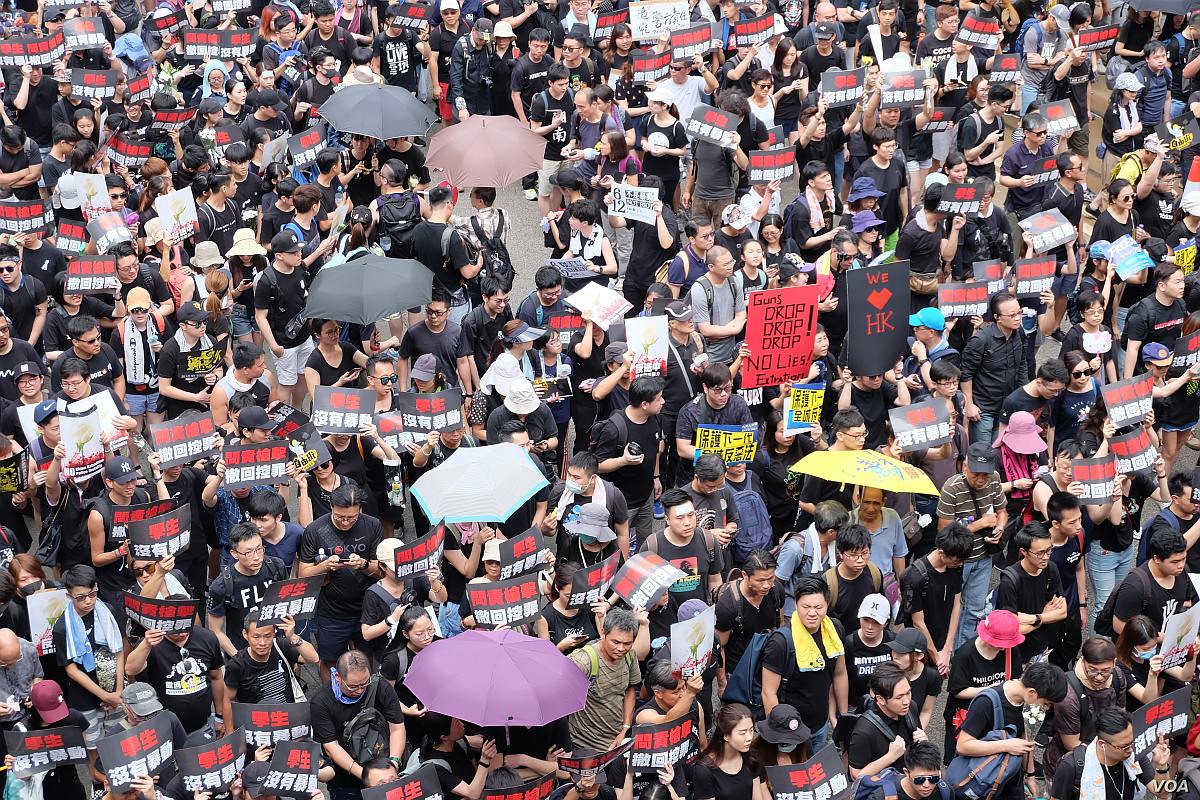 1.7 million people come out in Hong Kong to restore peace - The Statesman