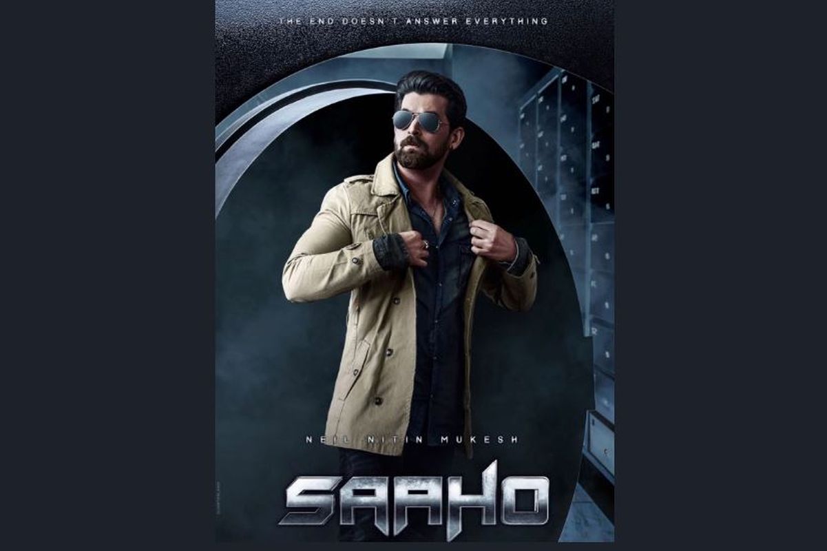 1st character poster featuring Neil Nitin Mukesh from Saaho out