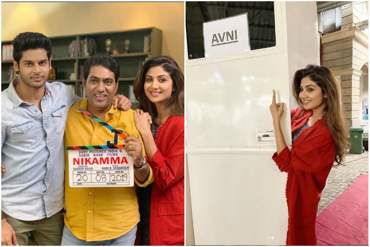 Shilpa Shetty begins shooting for Nikamma