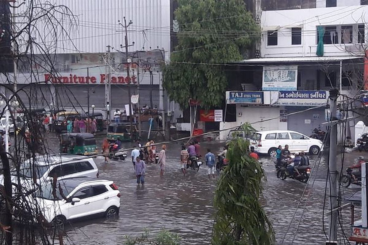 Torrential rains claim 6 lives in Vadodara; normal life hit after record downpour, schools shut
