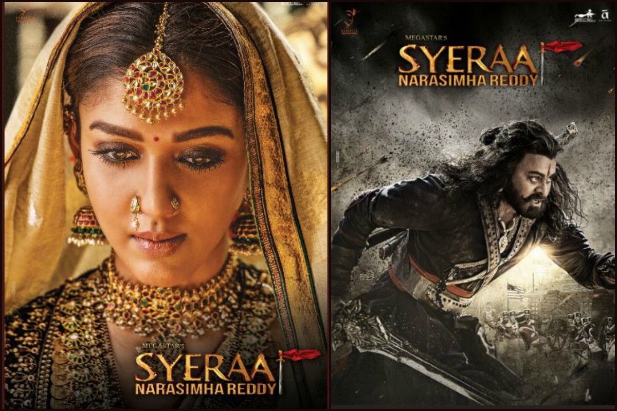 Chiranjeevi,Nayanthara character posters from Sye Raa Narasimha Reddy out