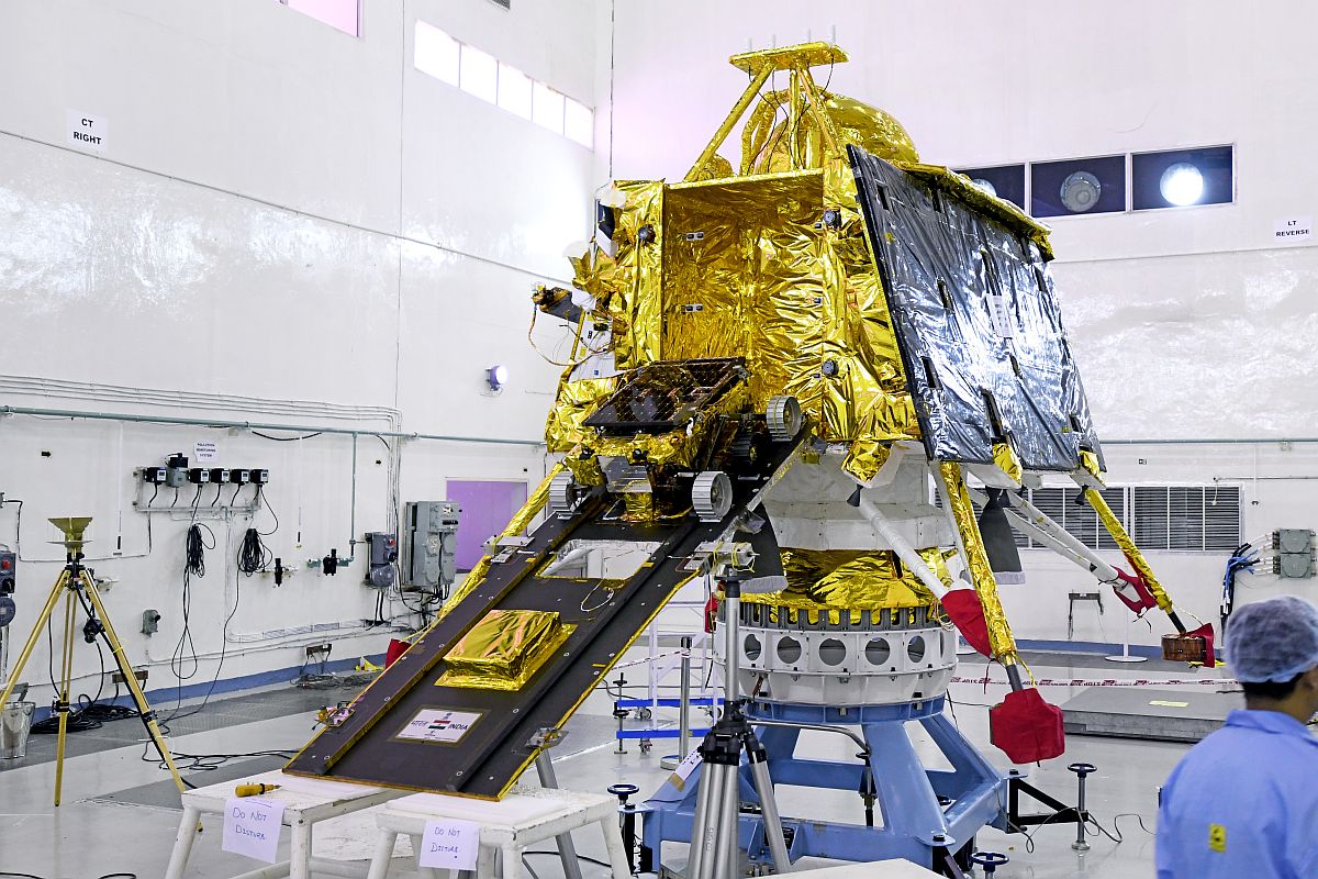 Chandrayaan-2 Vikram Lander in ‘single piece’, but tilted after hard landing on moon: ISRO