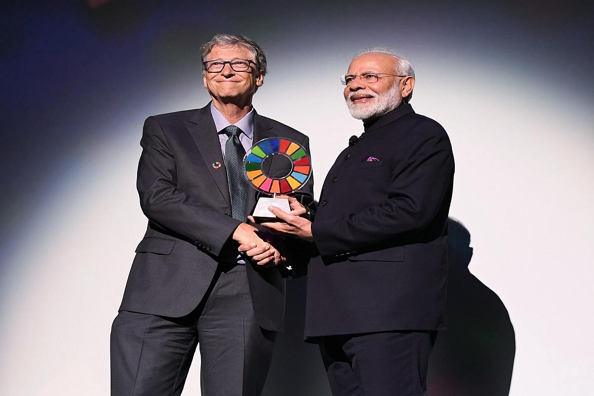 PM Modi receives Gates Foundation Goalkeepers award for Swachh Bharat campaign