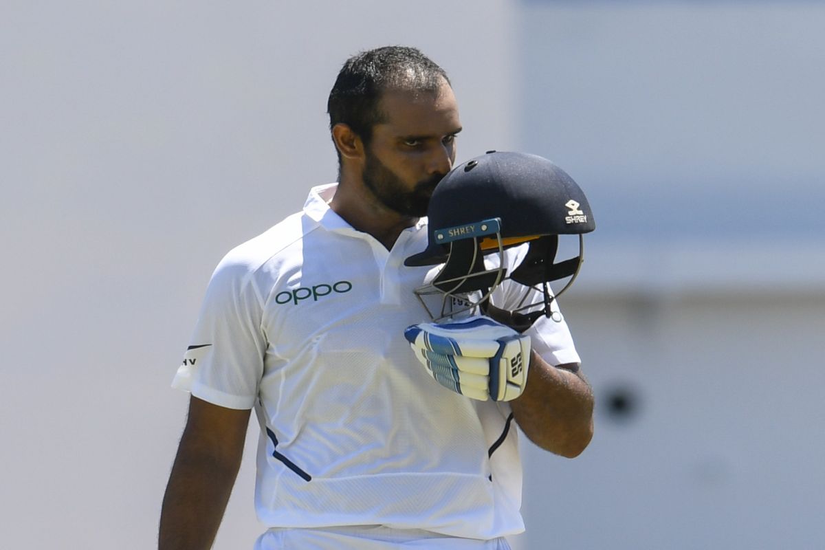Hanuma Vihari dedicates maiden ton to late father, heaps praise on Ishant Sharma