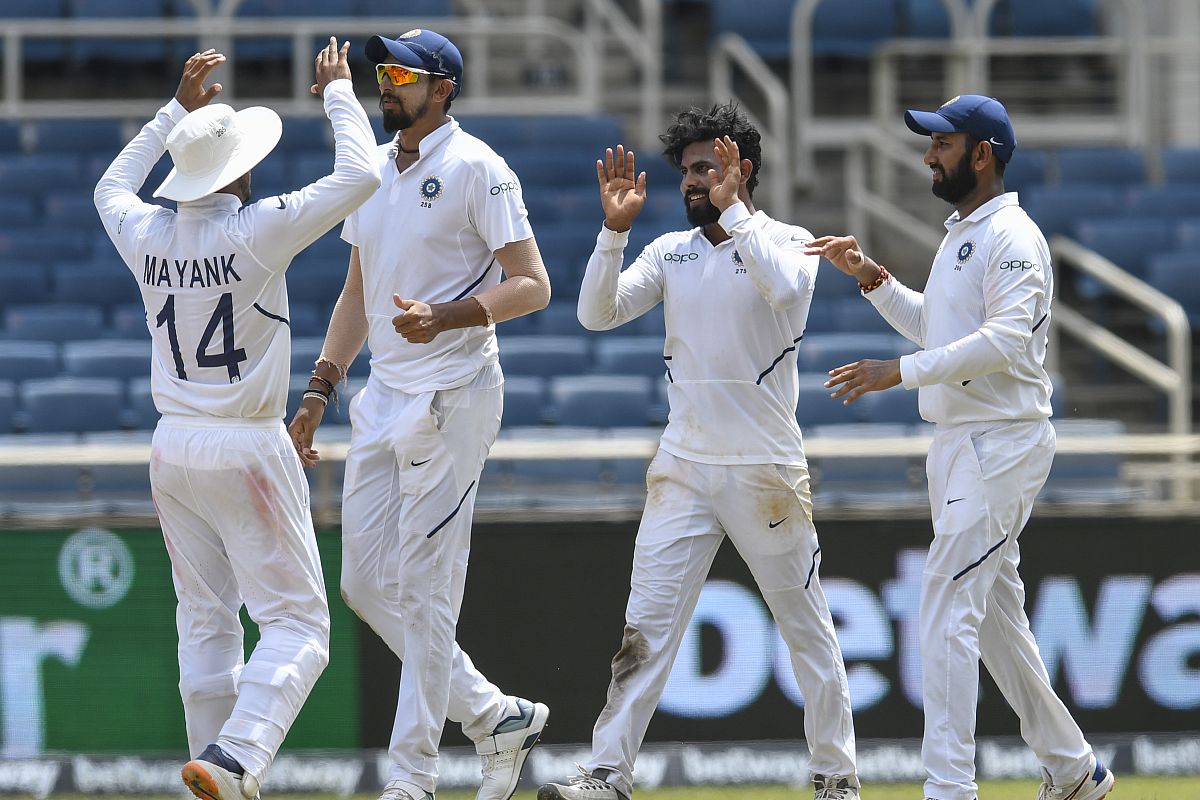 India thrash West Indies by 257 runs in 2nd Test, win series 2-0