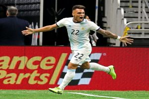Lautaro Martinez ‘happy and excited’ after first international hat-trick