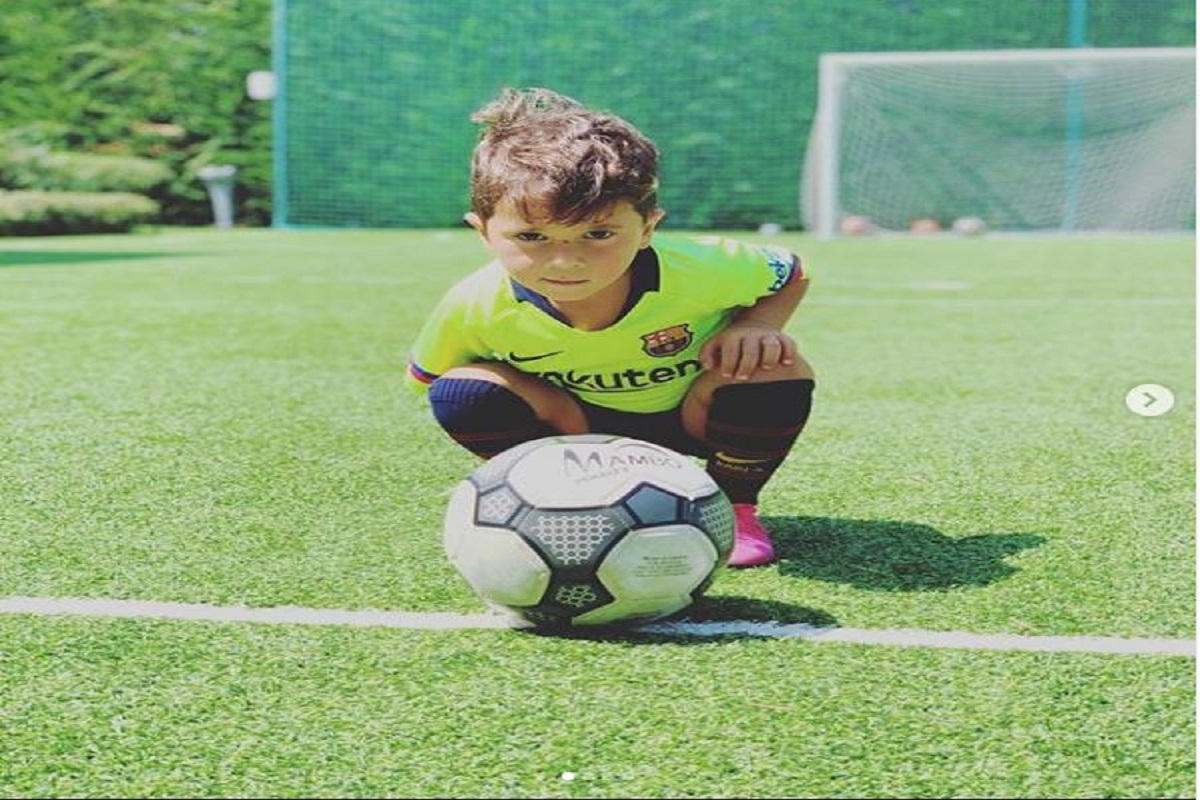 Video featuring Messi’s son mimicking father’s goal celebration wows internet