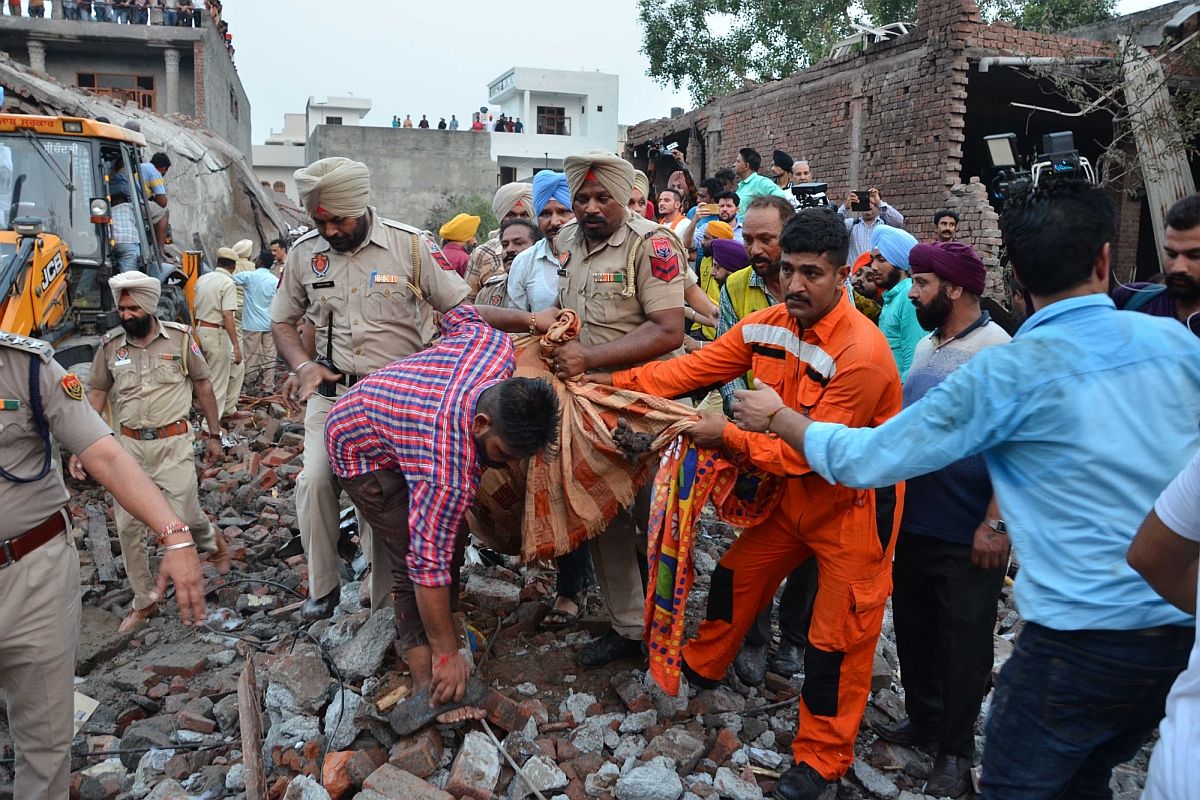 23 dead in blast at illegal firecracker factory in Punjab; PM condoles loss of lives