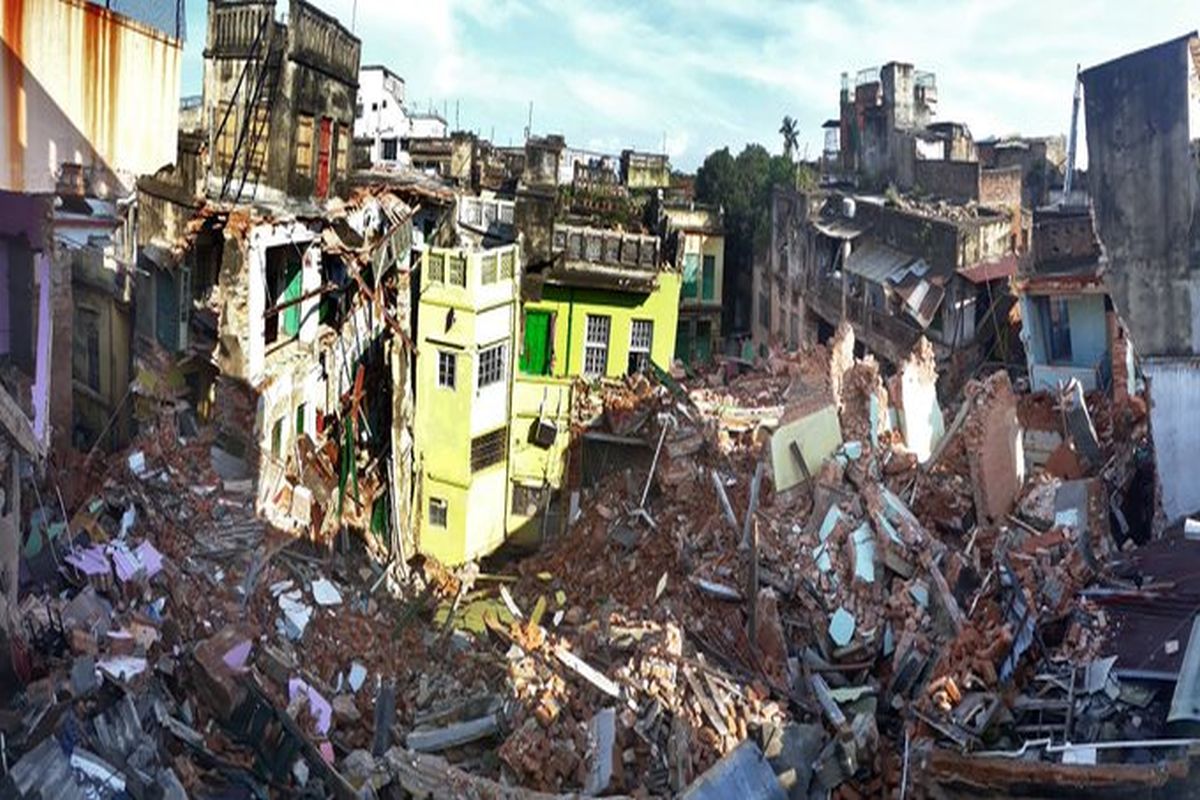 Bowbazar disaster displaces 57-yr-old Durga Puja venue