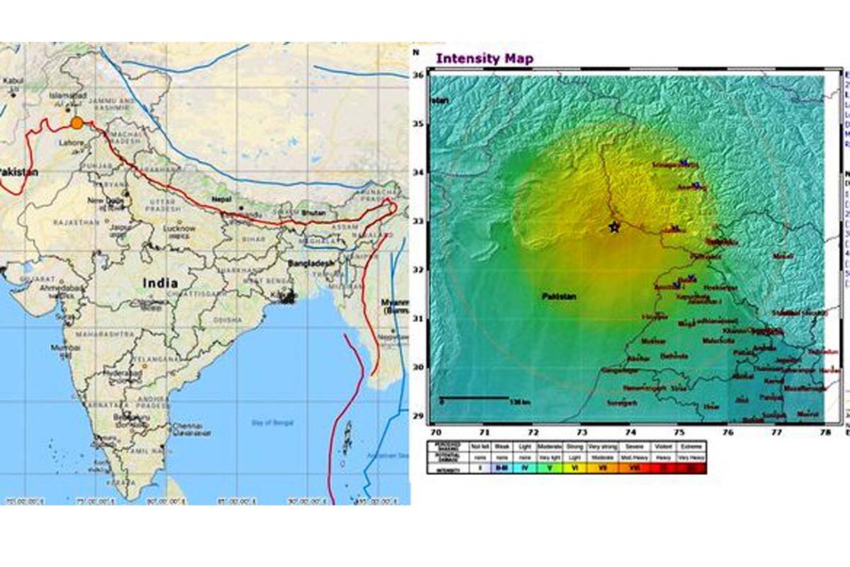 Earthquake of 6.3 magnitude hits Delhi, north India, epicentre in Pakistan