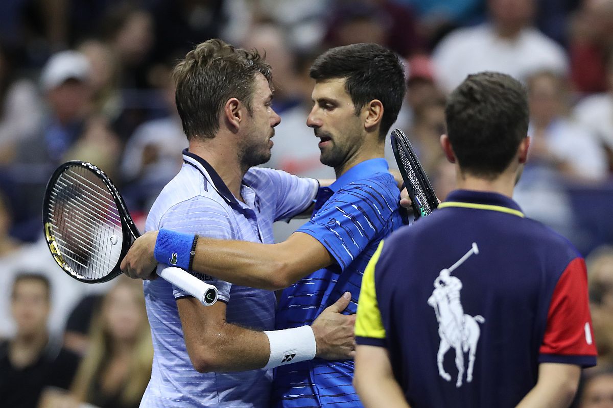 US Open 2019: Stan Wawrinka moves to last 8 as Novak Djokovic retires