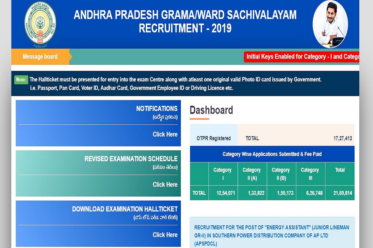 AP Grama Sachivalyaam answer keys 2019 released at gramasachivalayam.ap.gov.in | Direct link given here