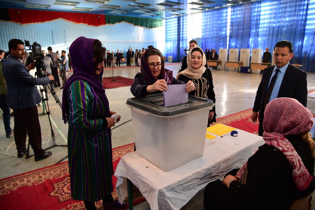 Voting underway in Afghan presidential election