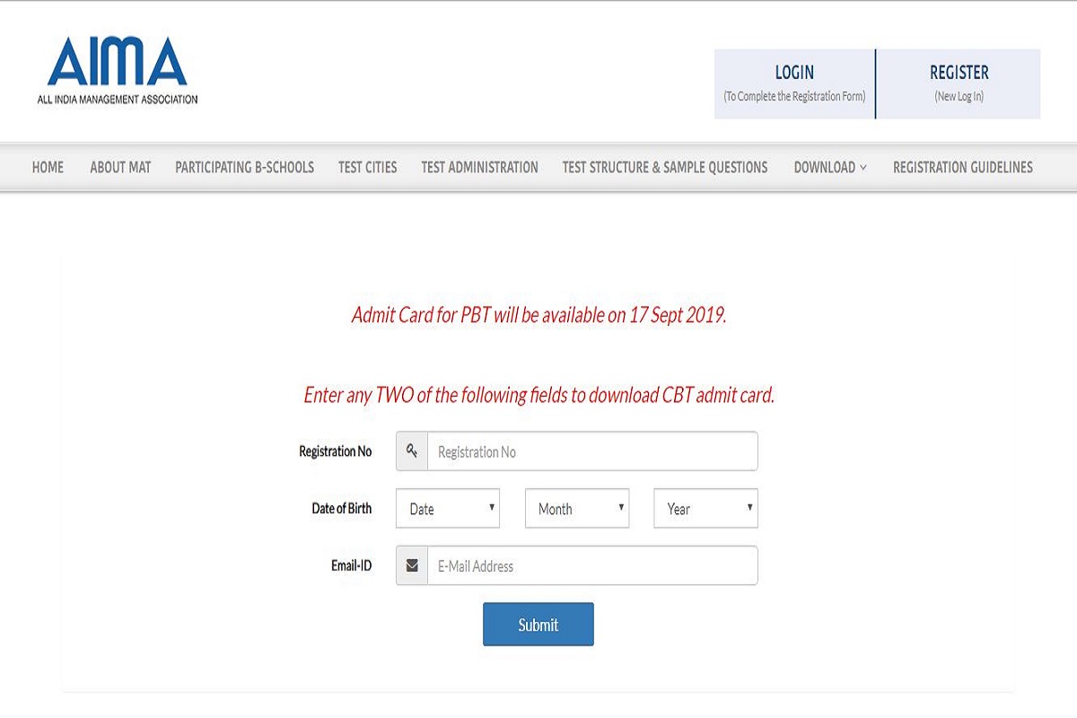 AIMA MAT September admit cards 2019 released at aima.in | Direct link given here