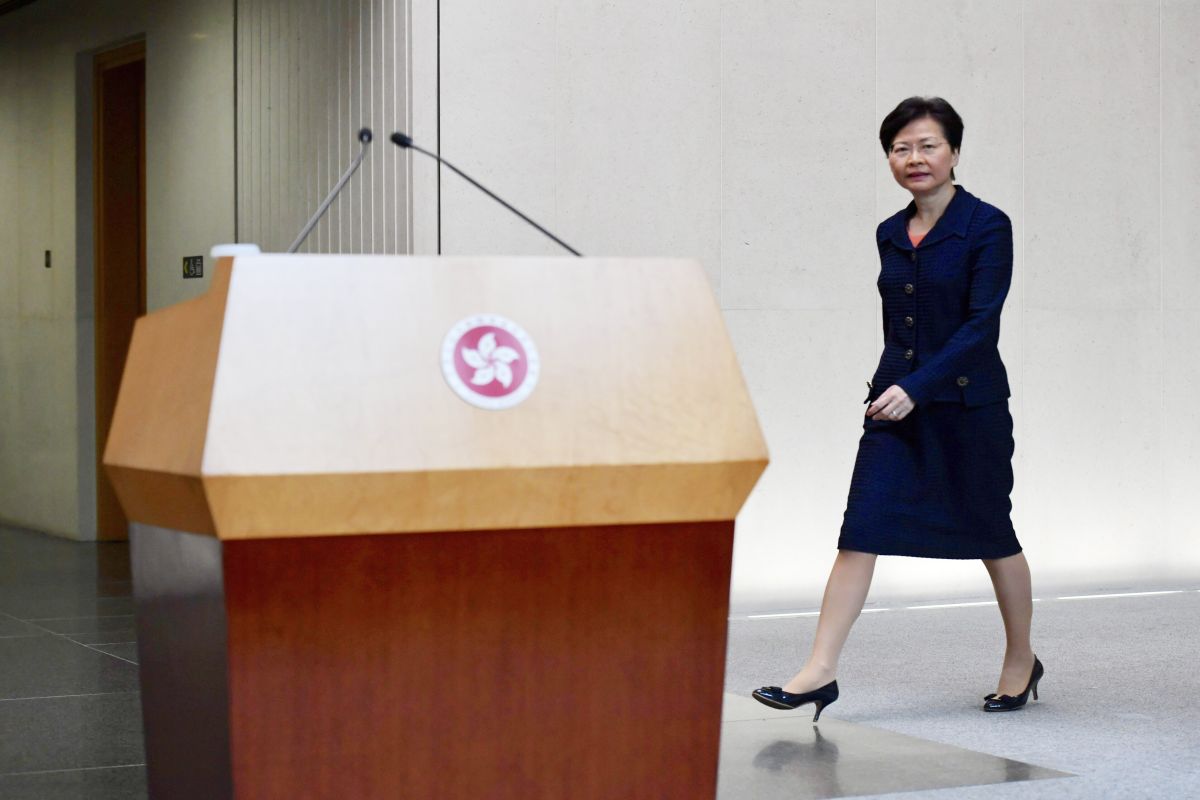 Hong Kong protests: Wasn’t asked to resign, says Carrie Lam, rejects claims that China doesn’t let her quit